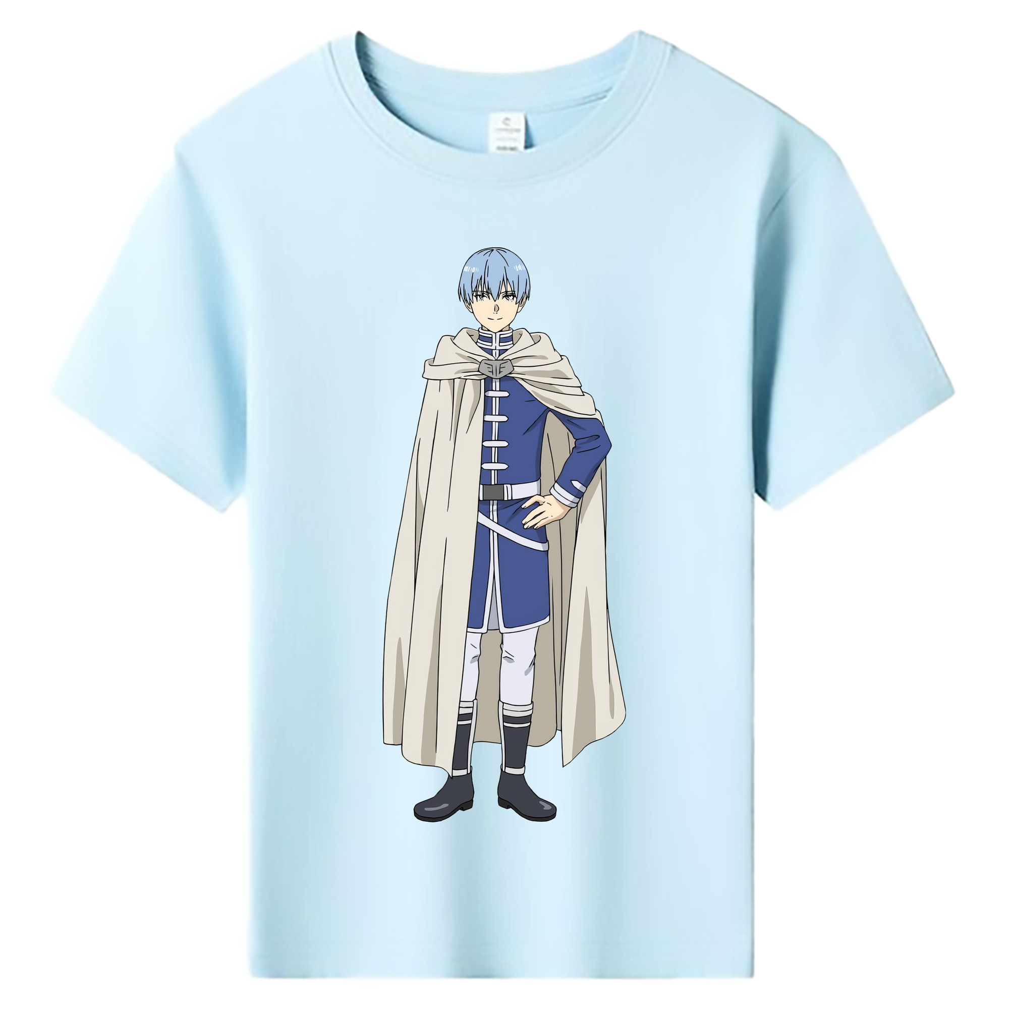 （画像用） 葬送のフリーレン Frieren 綿100％キッズTシャツ（フロントプリント）